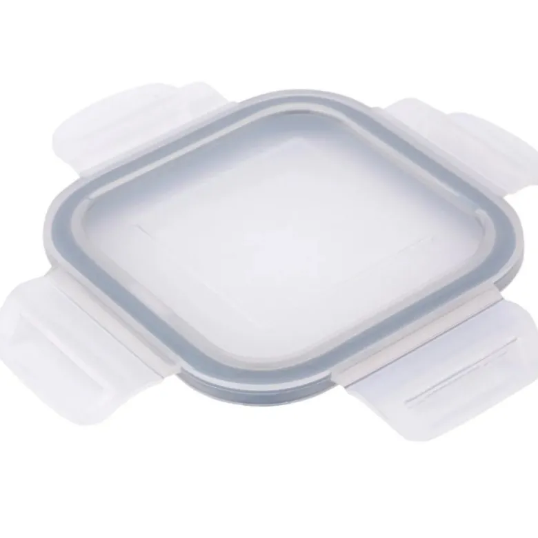 Szklany pojemnik 300 ml na żywność jedzenie Altom Design Fresh pudełko z pokrywką lunchbox kwadratowy hermetyczny