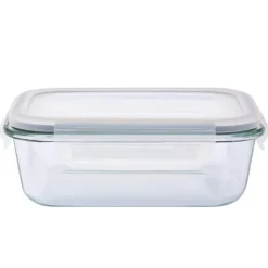 Szklany pojemnik 1500 ml na żywność jedzenie Altom Design Fresh pudełko z pokrywką lunchbox prostokątny hermetyczny