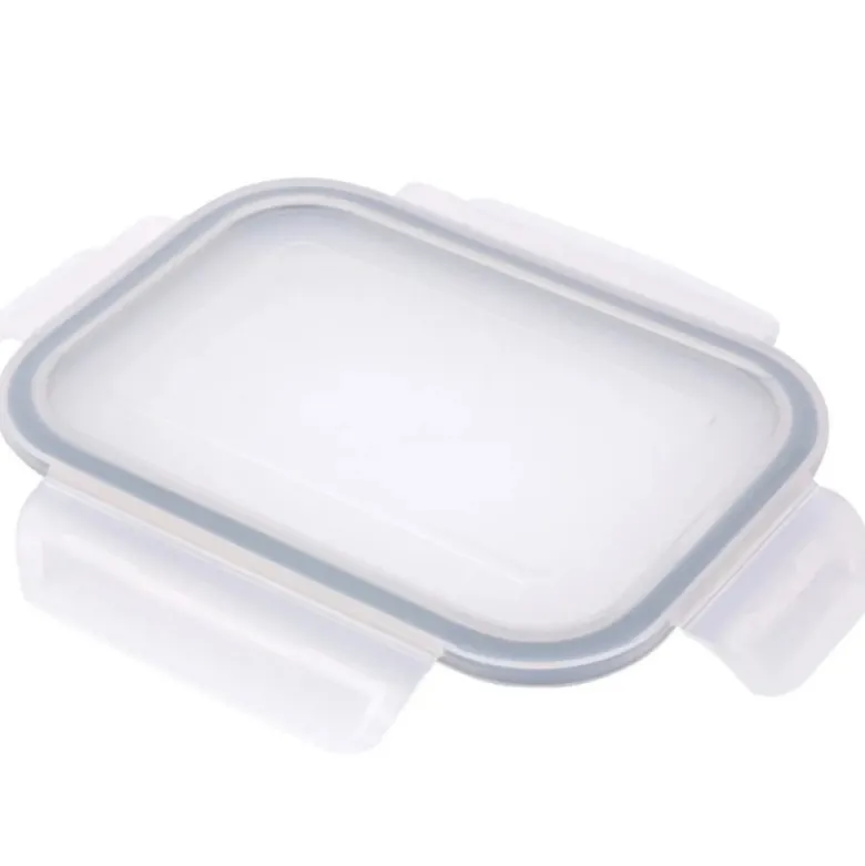 Szklany pojemnik 650 ml na żywność jedzenie Altom Design Fresh pudełko z pokrywką lunchbox prostokątny hermetyczny