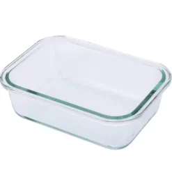 Szklany pojemnik 370 ml na żywność jedzenie Altom Design Fresh pudełko z pokrywką lunchbox prostokątny hermetyczny