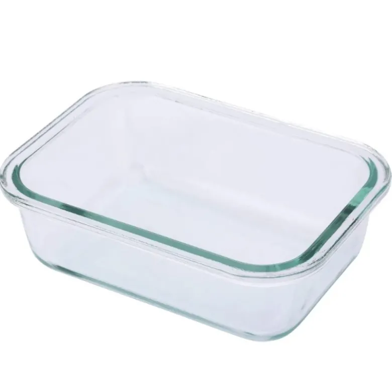 Szklany pojemnik 370 ml na żywność jedzenie Altom Design Fresh pudełko z pokrywką lunchbox prostokątny hermetyczny