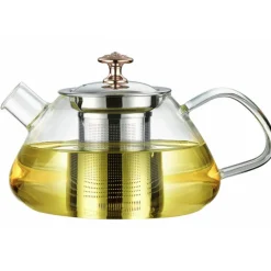 Szklany zaparzacz do herbaty kawy ziół dzbanek 1000 ml Kamille 100616L