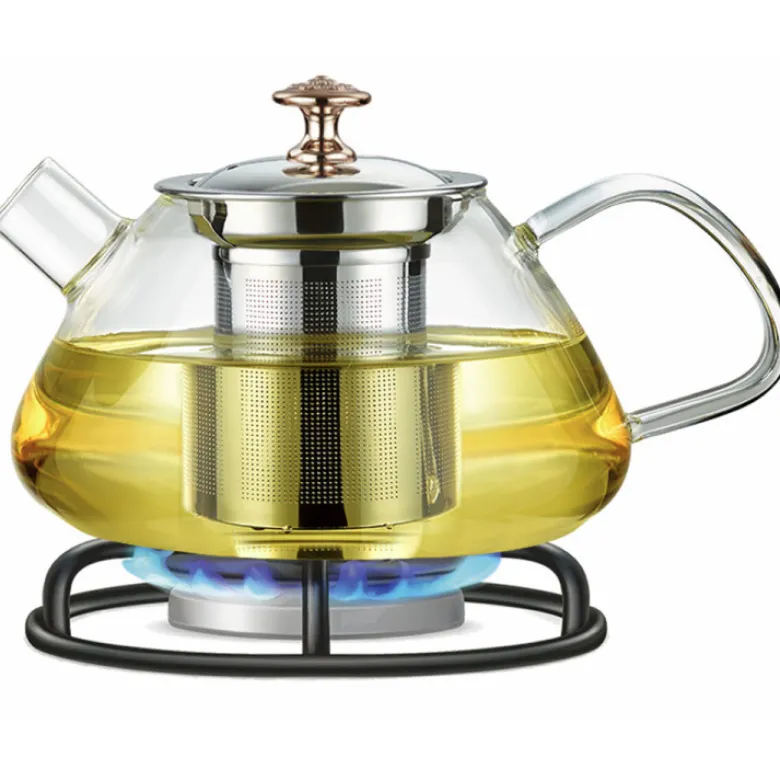 Szklany zaparzacz do herbaty kawy ziół dzbanek 1000 ml Kamille 100616L