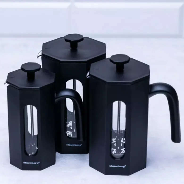 Szklany zaparzacz tłokowy do herbaty kawy ziół 600 ml Klausberg KB 7677