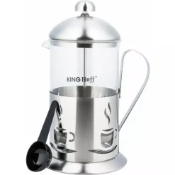 Szklany zaparzacz tłokowy do herbaty kawy ziół 800ml dzbanek KH 4832 Kinghoff