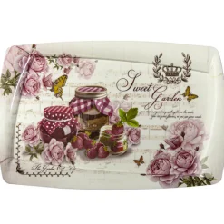 Tacka kuchenna plastikowa prostokątna 43x28 cm wzór przetwory Tragar