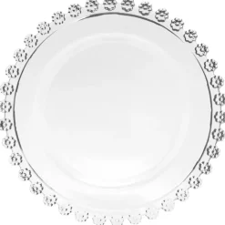 Talerz deserowy szklany 19,5 cm spodek na ciasto Altom Design Bloom