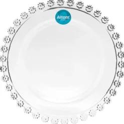 Talerz deserowy szklany 19,5 cm spodek na ciasto Altom Design Bloom