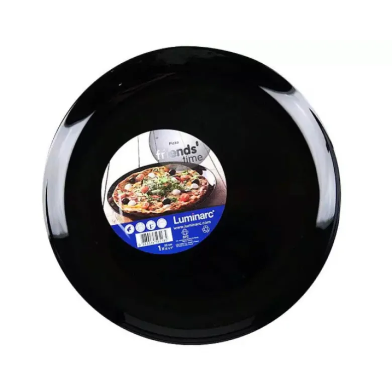 Talerz do pizzy Friends Luminarc 32 cm czarny