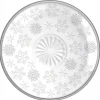 Talerz szklany deserowy 17,5cm w ścieżynki do ciasta Altom Design