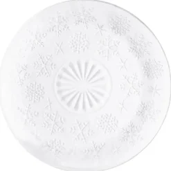 Talerz szklany deserowy 17,5cm w ścieżynki do ciasta Altom Design