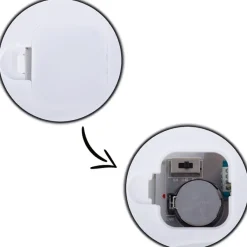 Waga łazienkowa elektroniczna szklana z wyświetlaczem LCD KM 7112 Kamille