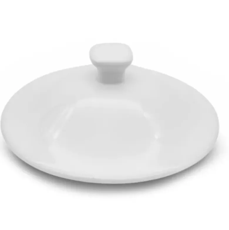 Waza porcelanowa z pokrywką biała do zup 2.8 L kwadratowa Bella Fiore