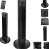 Wentylator podłogowy kolumnowy Klausberg KB 7875 wiatrak stojący 45W LCD pilot