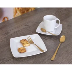 Widelczyki deserowe Amefa 1410 Trend 6 sztuk komplet dla 6 osób złoto