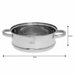 Wkład do gotowania na parze Kinghoff KH 1535 sitko do garnka 22 cm