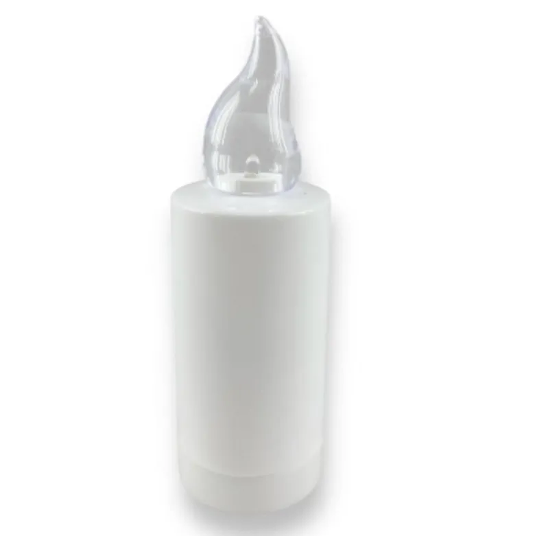 Wkład LED do znicza 4.8x 15 cm biały ciepły płomień Grande Luce scgl4