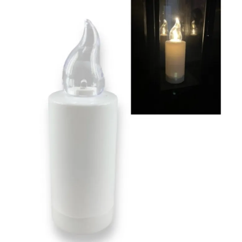 Wkład LED do znicza 4.8x 15 cm biały ciepły płomień Grande Luce scgl4