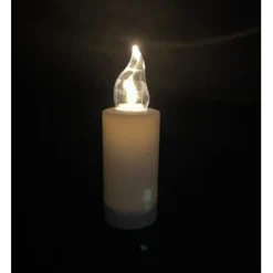 Wkład LED do znicza 4.8x 15 cm biały ciepły płomień Grande Luce scgl4