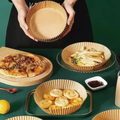 Wkład papierowy do pieczenia w frytkownicy 20 cm okrągły Klausberg KB 7780 papier do pieczenia zestaw 100 sztuk