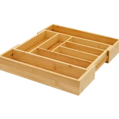 Wkład rozsuwany do szuflady na sztućce 33/52x43x5 cm King Hoff KH 1501 Bambusowy Organizer