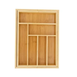 Wkład rozsuwany do szuflady na sztućce 33/52x43x5 cm King Hoff KH 1501 Bambusowy Organizer