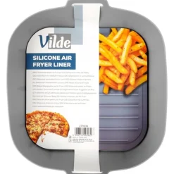 Wkład silikonowy do frytkownicy beztłuszczowej Air Fryer szary 22 cm Vilde