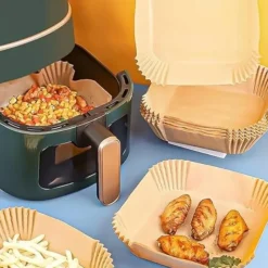 Wkłady papierowe 20x4.5cm 100 szt do frytkownicy beztłuszczowej air fryer