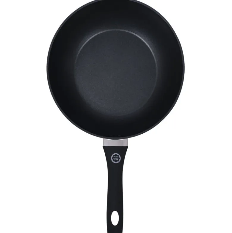 Wok 28 cm patelnia głęboka czarna nieprzywieralna powłoka MG Home