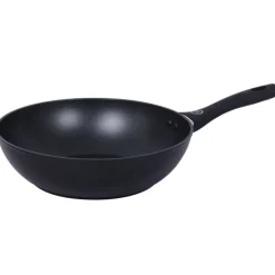 Wok 28 cm patelnia głęboka czarna nieprzywieralna powłoka MG Home