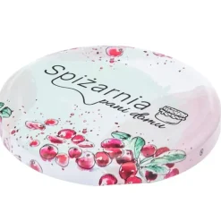 Zakrętki do słoików na przetwory Spiżarnia Pani Domu pastelowe 6,6 cm zestaw 10 szt - 4-zaczepowe FI66 Altom Design
