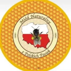 Zakrętki do słoików na przetwory 8,2 cm Miód zestaw 100 szt - 6-zaczepowe Altom Design