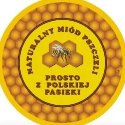 Zakrętki do słoików na przetwory 8,2 cm Miód zestaw 100 szt - 6-zaczepowe Altom Design