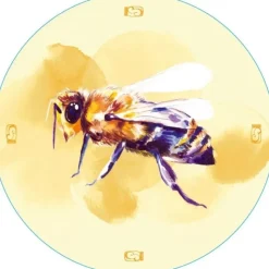 Zakrętki do słoików na przetwory 8,2 cm Miód zestaw 100 szt - 6-zaczepowe Altom Design