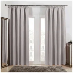 Zasłony grube Velvet na taśmie 140x250 cm srebrzysty blask