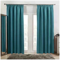 Zasłony grube Velvet na taśmie 140x250 cm butelka ciemna