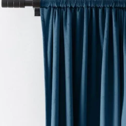 Zasłony zaciemniające na taśmie Cotton World Velvet na taśmie 140x250 cm turkusowe