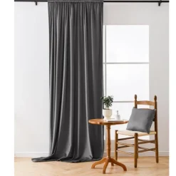 Zasłony zaciemniające na taśmie Cotton World Velvet na taśmie 140x250 cm szary