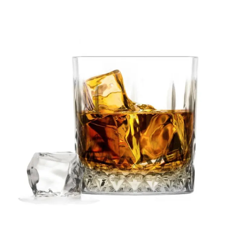 Zestaw do whisky karafka szklana 850 ml + 6 grubych szklanek 280 ml