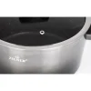 Zestaw garnków marmurkowych z przyborami 10 elementowy Gray Black Kiwi Zilner ZL 8595