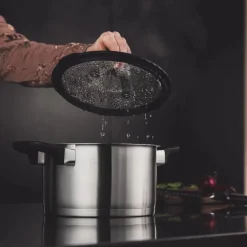 Zestaw garnków nierdzewnych Florina Chef komplet 8 elementowy ze składanymi uchwytami