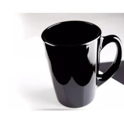 Zestaw 6 kubków szklanych czarnych Glasmark Ala 300 ml