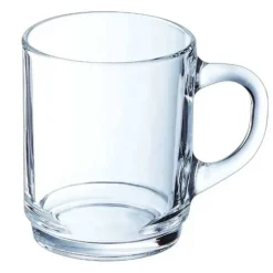 Zestaw 6 kubków sztaplowanych szkło Empilable Luminarc 250 ml szklanki bezbarwne