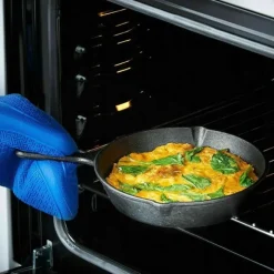 Zestaw 3 patelnie żeliwne 20/25/30 cm GierekHoff Żeliwna Tradycja ciężkie głębokie indukcja gaz ognisko grill GH 8002