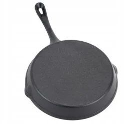 Zestaw 3 patelnie żeliwne 20/25/30 cm GierekHoff Żeliwna Tradycja ciężkie głębokie indukcja gaz ognisko grill GH 8002