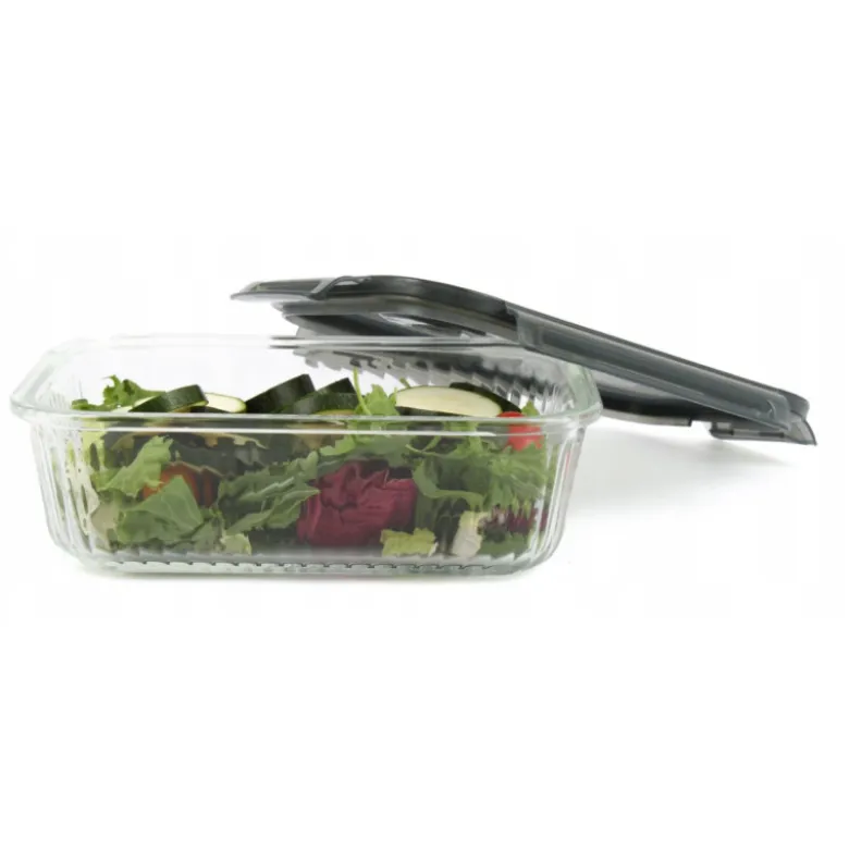 Zestaw 3 pojemników szklanych lunchbox MG Home Cucina 1500/1000/400 ml żaroodporne