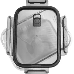 Zestaw 3 pojemników szklanych lunchbox MG Home Cucina 1500/1000/400 ml żaroodporne