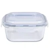 Zestaw 3 pojemników szklanych lunchbox MG Home Cucina 1200/800/300 ml żaroodporne