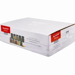 Zestaw 24 słoiczków 120 ml na przyprawy GierekHoff Flavor GH 1112 pojemniki z naklejkami i nabierakiem na prezent